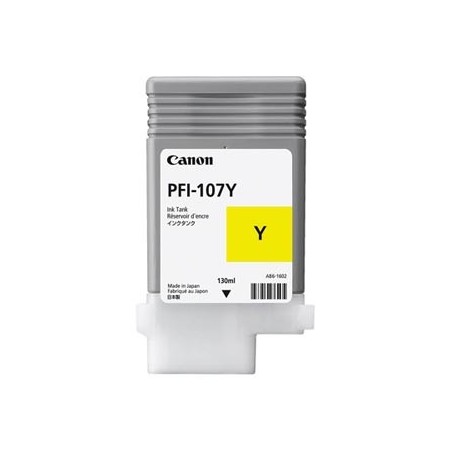 Canon oryginalny ink / tusz PFI-107 Y, 6708B001, yellow, 130ml