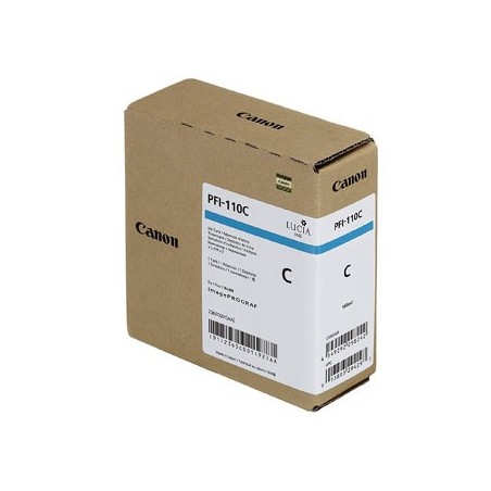 Canon oryginalny ink / tusz PFI-110 C, 2365C001, cyan, 160ml Canon oryginalny ink / tusz PFI-110 C, 2365C001, cyan, 160ml