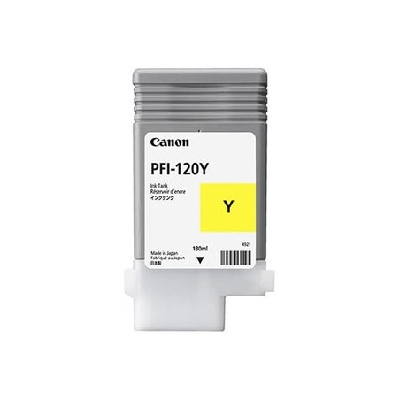 Canon oryginalny ink / tusz PFI-120 Y, 2888C001, yellow, 130ml Canon oryginalny ink / tusz PFI-120 Y, 2888C001, yellow, 130ml