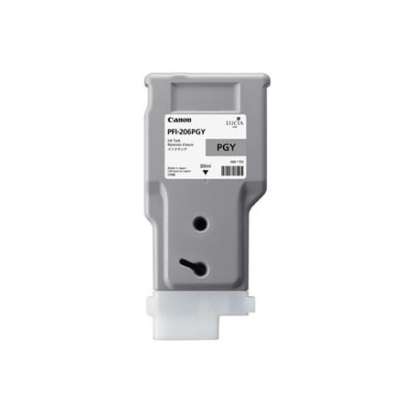 Canon oryginalny ink / tusz PFI-206 PGY, 5313B001, light grey, 300ml Canon oryginalny ink / tusz PFI-206 PGY, 5313B001, light grey, 300ml