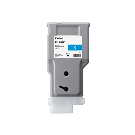 Canon oryginalny ink / tusz PFI-207 C, 8790B001, cyan, 300ml Canon oryginalny ink / tusz PFI-207 C, 8790B001, cyan, 300ml