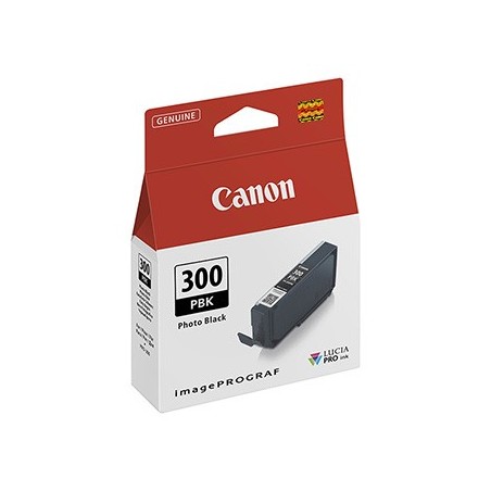 Canon oryginalny ink / tusz PFI-300 BK, 4193C001, photo black, 14,4ml Canon oryginalny ink / tusz PFI-300 BK, 4193C001, photo black, 14,4ml