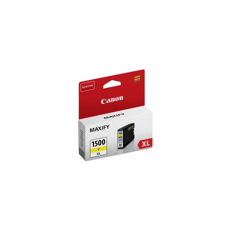 Canon oryginalny ink / tusz PGI 1500 XL, 9195B001, yellow, 12ml, high capacity Canon oryginalny ink / tusz PGI 1500 XL, 9195B001, yellow, 12ml, high capacity
