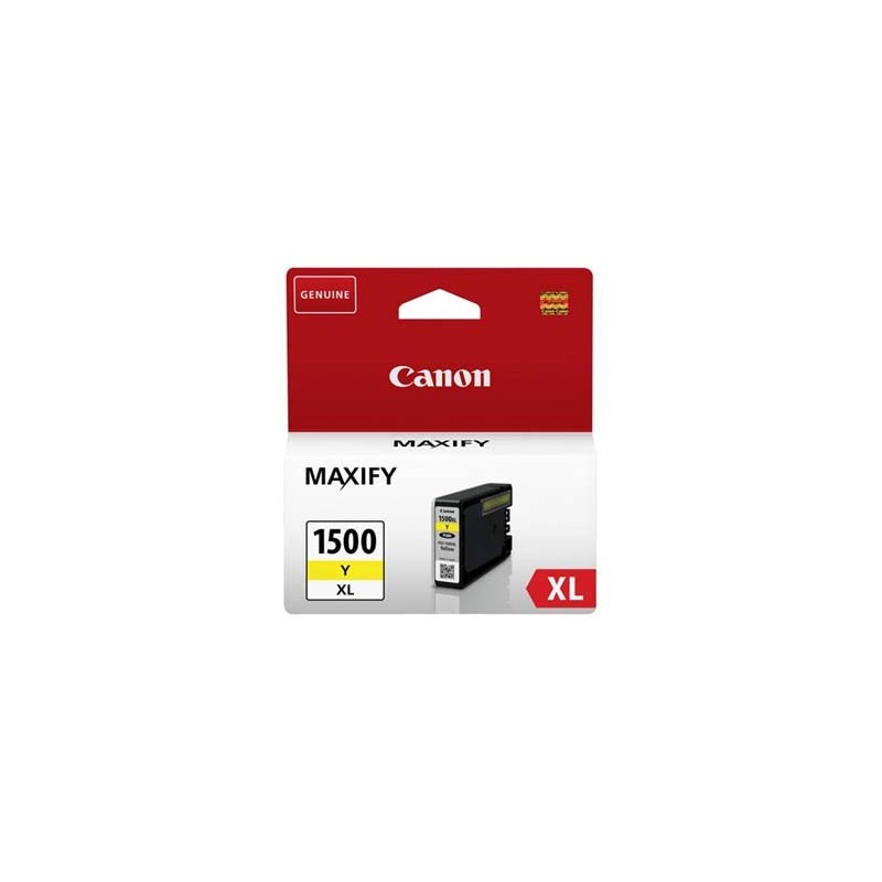 Canon oryginalny ink / tusz PGI 1500 XL, 9195B001, yellow, 12ml, high capacity Canon oryginalny ink / tusz PGI 1500 XL, 9195B001, yellow, 12ml, high capacity