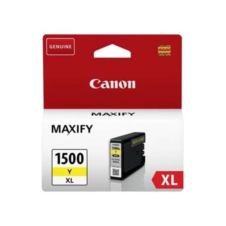 Canon oryginalny ink / tusz PGI 1500 XL, 9195B001, yellow, 12ml, high capacity Canon oryginalny ink / tusz PGI 1500 XL, 9195B001, yellow, 12ml, high capacity