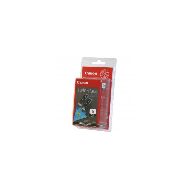 Canon oryginalny ink / tusz PGI-5 BK, 0628B025, 0628B030, black, 2szt, 2-pack