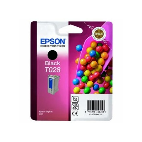 Epson oryginalny ink / tusz C13T028401, black, 600s, 17ml Epson oryginalny ink / tusz C13T028401, black, 600s, 17ml