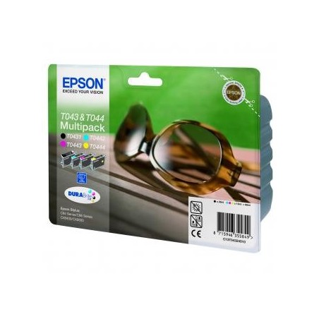 Epson oryginalny ink / tusz C13T04324010, CMYK, high capacity, DURABrite Epson oryginalny ink / tusz C13T04324010, CMYK, high capacity, DURABrite