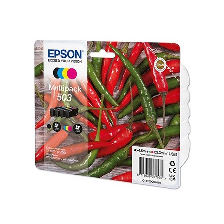 Epson oryginalny ink / tusz C13T09Q64010, T09Q640, 503, CMYK, 550s, 3x3.3/4.6ml