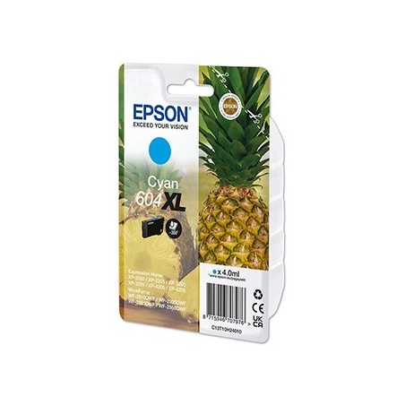 Epson oryginalny ink / tusz C13T10H24010, T10H240, 604XL, cyan, 350s, 4.0ml