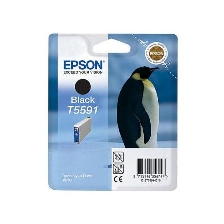 Epson oryginalny ink / tusz C13T55914010, black, 13ml Epson oryginalny ink / tusz C13T55914010, black, 13ml