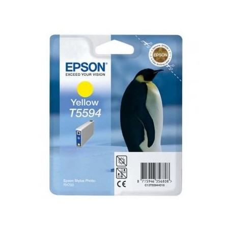 Epson oryginalny ink / tusz C13T55944010, yellow, 13ml Epson oryginalny ink / tusz C13T55944010, yellow, 13ml