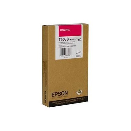 Epson oryginalny ink / tusz C13T603B00, magenta, 220ml Epson oryginalny ink / tusz C13T603B00, magenta, 220ml