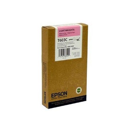 Epson oryginalny ink / tusz C13T603C00, light magenta, 220ml Epson oryginalny ink / tusz C13T603C00, light magenta, 220ml
