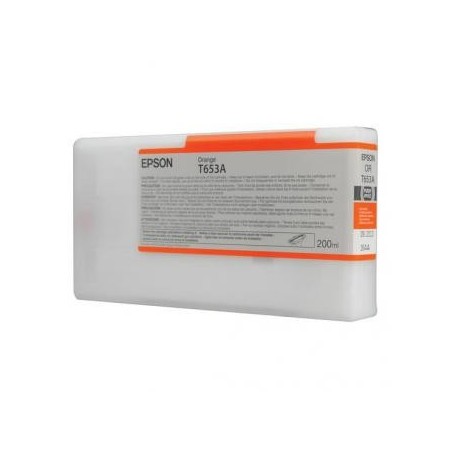 Epson oryginalny ink / tusz C13T653A00, orange, 200ml Epson oryginalny ink / tusz C13T653A00, orange, 200ml