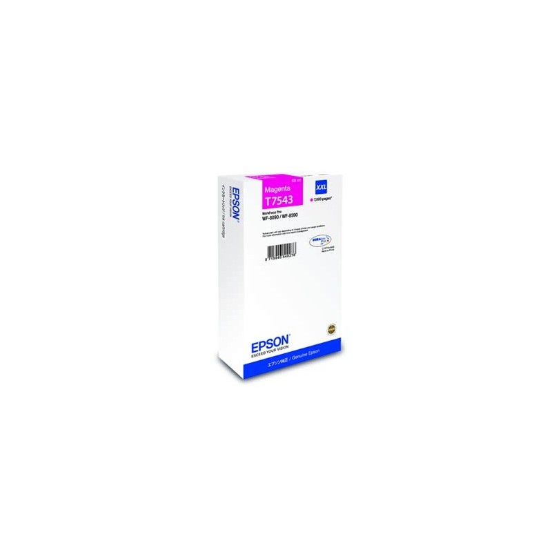 Epson oryginalny ink / tusz C13T754340, T7543, XXL, magenta, 69ml