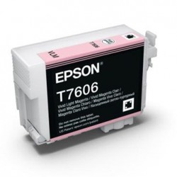 Epson oryginalny ink / tusz C13T76064N10, T7606, vivid light magenta, 25,9ml, 1szt Epson oryginalny ink / tusz C13T76064N10, T7606, vivid light magenta, 25,9ml, 1szt