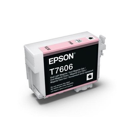 Epson oryginalny ink / tusz C13T76064N10, T7606, vivid light magenta, 25,9ml, 1szt Epson oryginalny ink / tusz C13T76064N10, T7606, vivid light magenta, 25,9ml, 1szt