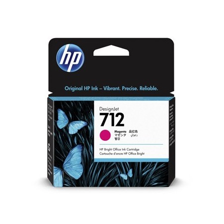 HP oryginalny ink / tusz 3ED68A, HP 712, magenta, 29ml HP oryginalny ink / tusz 3ED68A, HP 712, magenta, 29ml