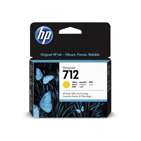 HP oryginalny ink / tusz 3ED69A, HP 712, yellow, 29ml HP oryginalny ink / tusz 3ED69A, HP 712, yellow, 29ml