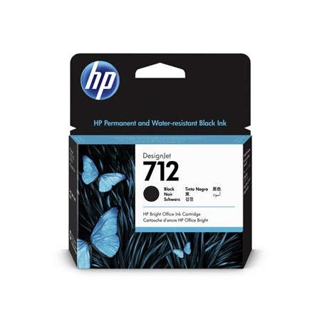 HP oryginalny ink / tusz 3ED71A, HP 712, black, 80ml HP oryginalny ink / tusz 3ED71A, HP 712, black, 80ml