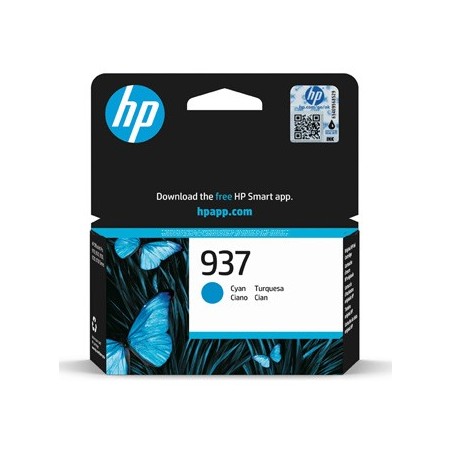 HP oryginalny ink / tusz 4S6W2NE, HP 937, cyan, 800s HP oryginalny ink / tusz 4S6W2NE, HP 937, cyan, 800s