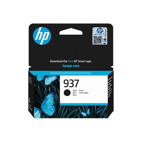 HP oryginalny ink / tusz 4S6W5NE, HP 937, black, 1250s