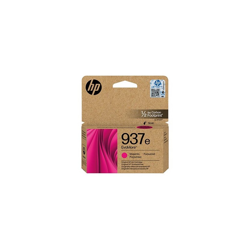 HP oryginalny ink EvoMore 4S6W7NE, HP 937e, magenta, 1650s