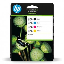HP oryginalny ink / tusz 6C3Z1NE, HP 924, CMYK, blistr, 500/3*400s