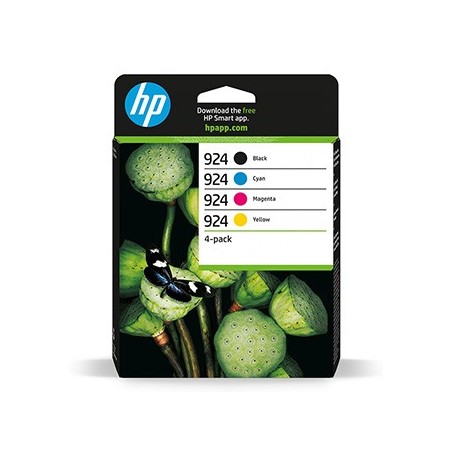 HP oryginalny ink / tusz 6C3Z1NE, HP 924, CMYK, blistr, 500/3*400s HP oryginalny ink / tusz 6C3Z1NE, HP 924, CMYK, blistr, 500/3*400s