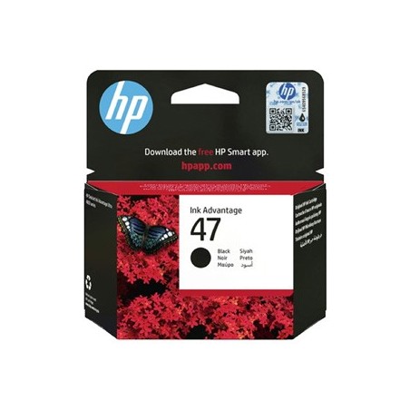 HP oryginalny ink / tusz 6ZD21AE, HP 47, black HP oryginalny ink / tusz 6ZD21AE, HP 47, black