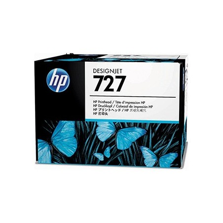HP oryginalny Zestaw do wymiany głowicy B3P06A, HP 727, CMYK