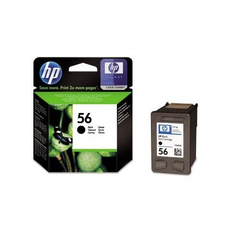 HP oryginalny ink / tusz C6656AE, HP 56, black, 520s, 19ml HP oryginalny ink / tusz C6656AE, HP 56, black, 520s, 19ml