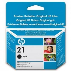 HP oryginalny ink / tusz C9351AE, HP 21, black, 150s, 5ml HP oryginalny ink / tusz C9351AE, HP 21, black, 150s, 5ml