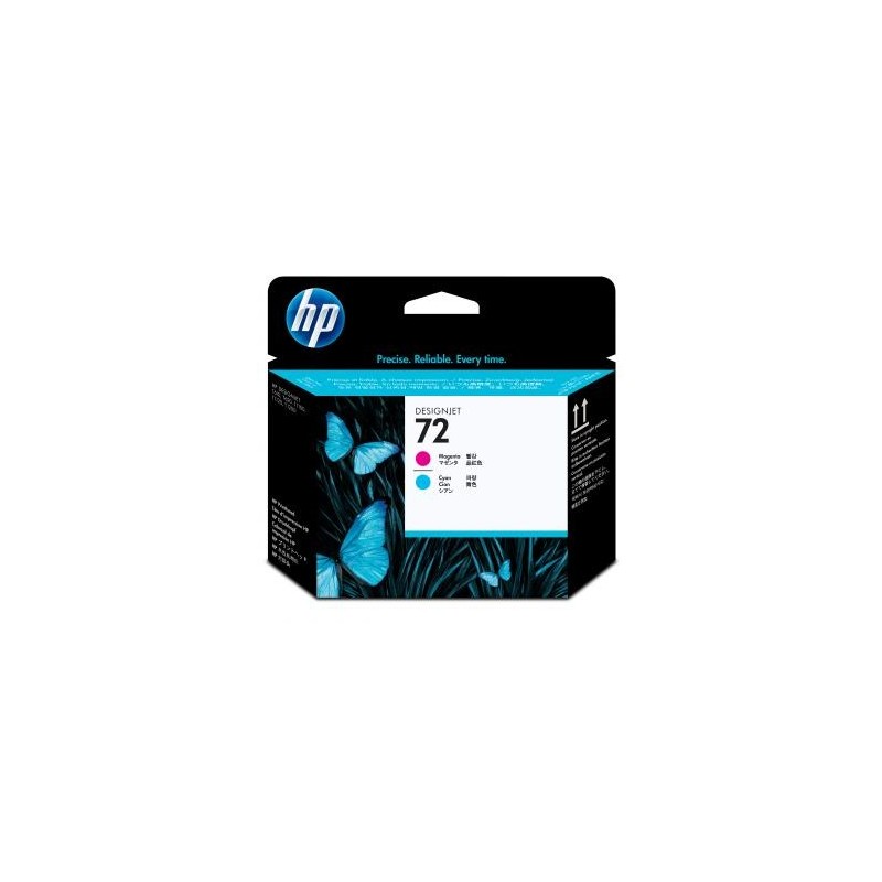 HP oryginalny głowica drukująca C9383A, HP 72, magenta/cyan