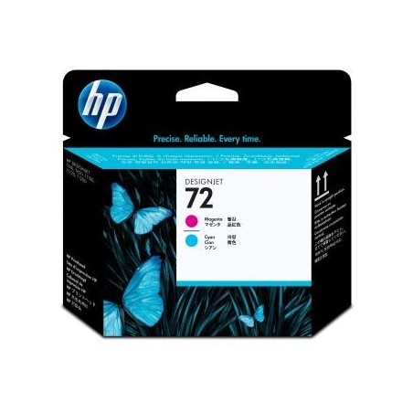 HP oryginalny głowica drukująca C9383A, HP 72, magenta/cyan