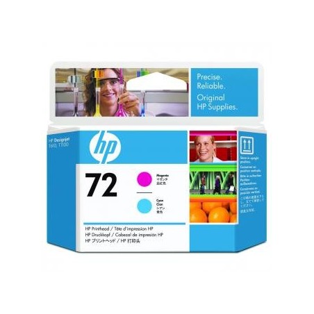 HP oryginalny głowica drukująca C9383A, HP 72, magenta/cyan HP oryginalny głowica drukująca C9383A, HP 72, magenta/cyan