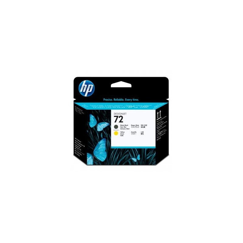 HP oryginalny głowica drukująca C9384A, HP 72, matte black/yellow
