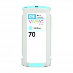 HP oryginalny ink / tusz C9390A, HP 70, light cyan, 130ml HP oryginalny ink / tusz C9390A, HP 70, light cyan, 130ml