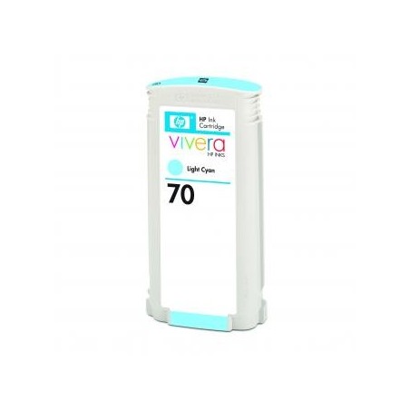 HP oryginalny ink / tusz C9390A, HP 70, light cyan, 130ml HP oryginalny ink / tusz C9390A, HP 70, light cyan, 130ml
