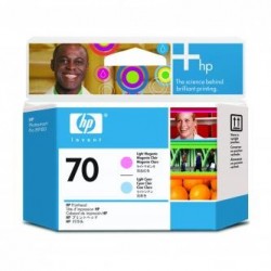 HP oryginalny głowica drukująca C9405A, HP 70, light cyan/light magenta