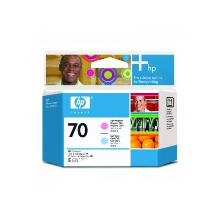 HP oryginalny głowica drukująca C9405A, HP 70, light cyan/light magenta