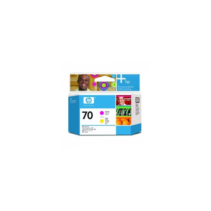 HP oryginalny głowica drukująca C9406A, HP 70, magenta/yellow