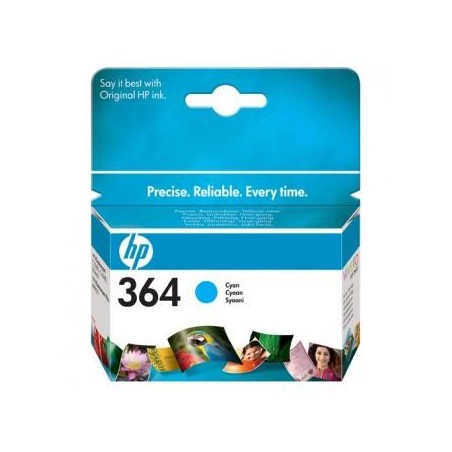 HP oryginalny ink / tusz CB318EE, HP 364, cyan, 300s HP oryginalny ink / tusz CB318EE, HP 364, cyan, 300s