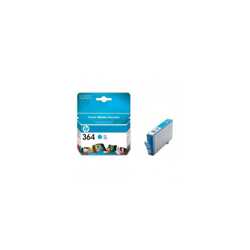 HP oryginalny ink / tusz CB318EE, HP 364, cyan, 300s HP oryginalny ink / tusz CB318EE, HP 364, cyan, 300s