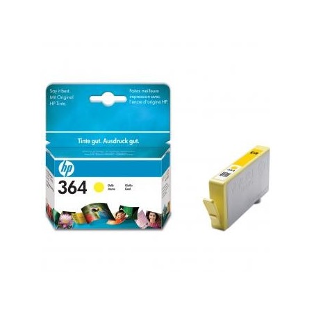HP oryginalny ink / tusz CB320EE, HP 364, yellow, blistr, 300s HP oryginalny ink / tusz CB320EE, HP 364, yellow, blistr, 300s