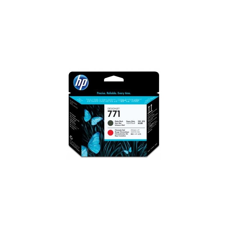 HP oryginalny głowica drukująca CE017A, HP 771, matte black/chromatic red