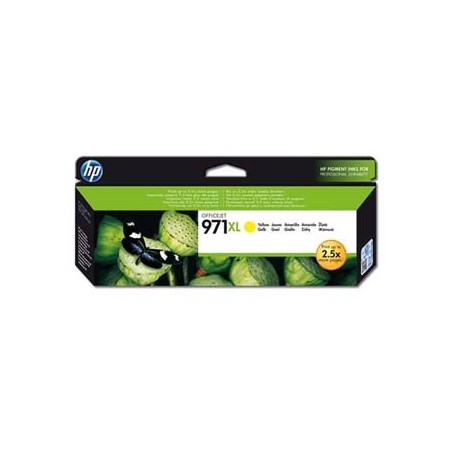 HP oryginalny ink / tusz CN628AE, HP 971XL, yellow, 6600s HP oryginalny ink / tusz CN628AE, HP 971XL, yellow, 6600s