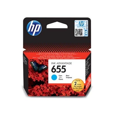 HP oryginalny ink / tusz CZ110AE, HP 655, cyan, 600s