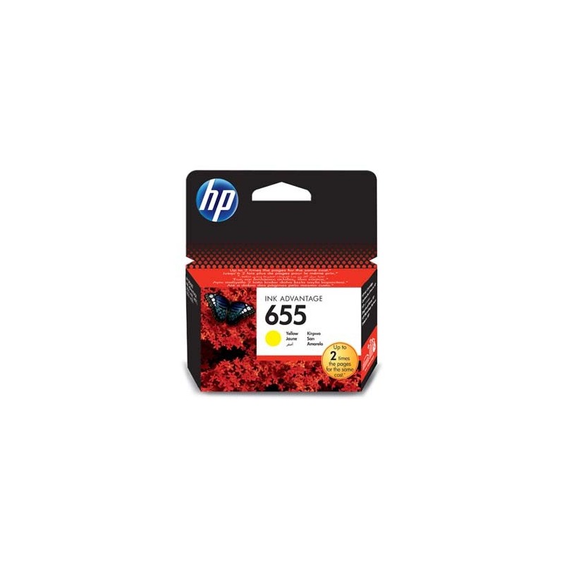 HP oryginalny ink / tusz CZ112AE, HP 655, yellow, 600s